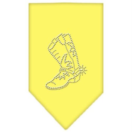 UNCONDITIONAL LOVE Boot Rhinestone Bandana Yellow Large UN852081